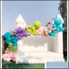 Outdoor Games Activiteiten Leisure Sport buitenshuis In opblaasbare bruiloft Bouncer White Bounce House Jum Bouncy Castle Drop Delivery 2021 DNWIW
