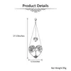 새로운 치유 이중 심장 나무 교수형 펜던트 목걸이 목걸이 차크라 풍탄 shui 보석 영적 명상 정원 웨딩 홈 장식 여성 사랑