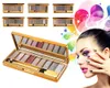 Professionelle 9 Farben Diamant helle bunte Make-up Lidschatten Super Make-up Set Flash Glitter Lidschatten Palette mit Pinsel