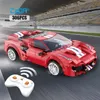 Cada City Remote Control Racing Car kompatybilny z blokami MOC Building Building RC Super Sports Car Bricks Child Boys Prezenty zabawki 220527