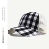 2022 Summer Printing Ball Caps Women Mesh Breattable Horsetail Cross Baseball Cap 20 Mönster Nya design Sun Hats