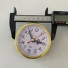 5 pezzi rotondi orologio da inserzione quarzo da 80 mm con numeri arabi integrati in un orologio da scrivania fai -da -te parti di riparazione regalo4430045
