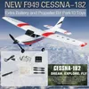 WLtoys 2.4G 3D 6G 3Ch RC Aereo Aereo ad ala fissa Giocattoli da esterno Drone Versione di aggiornamento RTF Servo digitale F949S con giroscopio