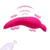 Osynliga bärbara trosor vibrator 10 lägen som vibrerar ägg G-spot Vaginal Stimulator Wireless Remote Control Sexiga leksaker för kvinnor