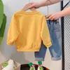 Conjuntos de roupas para bebês meninas meninos roupas 2022 primavera crianças criança criança infantil desenhos animados camiseta jeans crianças roupas esportivas 2 peças terno