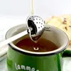 Stainless Steel Tea Spoon Tools Heart-shaped Mesh Tea Filter Coffee Ball Infuser Chain Hook Drinkware