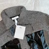 Vintage plaid jassen winter val pocket lagen vrouwen winddichte designer jas mode zachte touch warme jas kleding