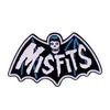 Misfits Skull Batwing Fiend Fiend Cartoon Pins Distintivi metallici Distintivi in metallo per spille per spille per spille di jeans Accessori per gioielli di moda 7985329