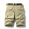 Hommes été tactique coton Cargo Shorts hommes Streetwear poches Shorts hommes décontracté mode lâche Camouflage shorts 28-38 220507