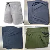 hommes lu shorts pantalons yoga taille élastique lulu sport séchage rapide running fitness mens yoga genou piste sportwear plage en plein air lemensTJZT #