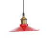 Подвесные лампы красные железные промышленные светильники винтажный лофт декор хангпен приспособление для спальни гостиной