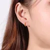 Clip-on & Screw Back Fine Jewelry Pure 18K Gold Earring Clip AU750 Simple Clasp Design Gift For Women EA014Clip-on