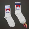 Lettre simple de haute qualité Coton Américain de la rue American Street Men and Women Rhude Couple In-Tube Socks 2022 Elite BrandEd7839466