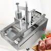 Stainless Steel Lamb Roll Slicer Machine Commercial Electric Desktop 0.5-25mm Thickness Adjustable Single/Double Roll Frozen Meat Slicer For Sale