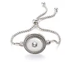 Charm Bracelets Fashion Charming Simple Chain Snap Bracelet Slide Adjustable Fit 18MM Buttons Jewelry Wholesale SG0127Charm Inte22