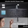 Wholesale And Retail Wall Mounted Rain Shower Faucet Set Vavle Mixer Tap Tub Spout W/ Hand Sprayer 8" / 10" 12"/ 16" Drop Delivery 2021 Bath