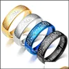 Bandringen titanium stalen ring koran mesr moslim religieuze islamitische halal woorden mannen vrouwen vintage bague arabische god drop levering 2021 j dhchm