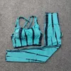 Nahtloses Damen-Yoga-Set, Fitness-Kleidung, Sportkleidung, hohe Taille, Fitnessstudio-Anzüge, gepolsterter Push-up-BH, 2 Stück 220330