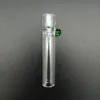 Embout de filtre en verre OD 12mm Longueur 78mm Fumer Bouche Ronde Réutilisable One Hitter Pipe Cigarette Tabac Herbe Sèche Tube De Support Épais