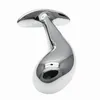 Metalen anale plug kan strapon glad dildo sexy speelgoed voor man / vrouwen masturbator G spot stimulatie massager dilator plug.