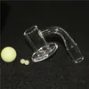 Rokende kwarts banger DAB -nagel met glazen koolhydraten en TERP -parel voor glazen waterpijp bongs olierigs