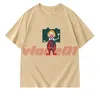 ハイファッションメンズ漫画プリントティーレディース半袖Tシャツカップルカジュアルルーズ衣類アジアサイズM-2xl