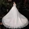 Other Wedding Dresses Long Train Dress 2022 Butterfly Luxury Embroidery Lace Off The Shoulder Princess Brides Gowns Vestidos De NoviaOther