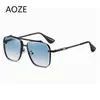 Óculos de sol Classic Mach Six Style Gradient Women 2022 Moda Men Vintage Marca Design UV400 Sun Glasses A689 2491