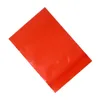 Sacs de rangement 100 pièces Grip Seal sac en plastique rouge refermable étanche à la poussière cadeau fournitures de bureau articles divers pochettes d'emballagesacs de rangementStora