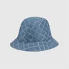 Carta completa designer denim balde chapéu de homem designers tampas de beisebol chapéus homens femininos largo chapéu de moda sunhat casquette esporte golfe ca lcif