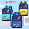 Children Lightweight Printing Backpack Boys Car World Cartoon School Bags For Kids Waterproof Bagpack Girls Bookbag Mochila 220707