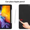 Opvouwbare lederen folio case voor iPad Pro 12.9 11 Mini 6 Duurzaam Pen Slot Houder Kickstand Smart Tablet Cover Schokbestendig