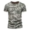 Aiopeson Hawaii Stil 100% Pamuk T-Shirt Erkekler O-Boyun Baskı Gömlek Casual Giyim Yaz Yüksek Kaliteli 'S Thiss 220326