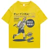 Hip Hop Mens T Shirt Streetwear Japońska Kanji T Shirt Summer Shird Sleeve T Shirt Cotton HARAJUKU TEES 220608