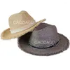 Berets Top -Qualität Raffia Strohhut Breiter Brim Beach Eimer Erwachsener Panama Cap Big Sun Men plus Fedora 57 cm 59 cm 61 cm 63 cmberets