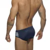 Zomerheren badkleding sexy lage taille snel droge zwembroeken zakje badkussen baden badpak mode mannelijke sport strand surfen stammen 220520