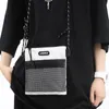 패션 숄더 가방 남자와 여자는 이용 가능 버클 프론트 포켓 블랙 핸드백
