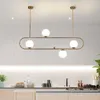 Hängslampor upphängning Golden Lights Metal Glass Mirror Ball Hanging Lamp Kitchen Modern Belysning Fixtures Lightendant