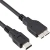 USB-C 3.1 Gen 2 Charger Cable 3.3ft محرك أقراص ثابت خارجي متوافق مع WD Seagate Toshiba Canvio المحمولة ، Samsung S5/Note 3