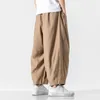 Męskie Pants harem w stylu HARAJUKU Casual Man Spodnie Kpop Cotton Jogging Spods Kobieta drespants Streetwear Solid Kolor 5xl 220816