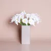 Decorative Flowers & Wreaths 10Pcs Calla Lily Artificial Flower High Quality Wedding Home Pography Decoration DecorationDecorative