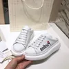 2022 designer Boots Sneaker White Leather Calfskin Sneakers Top Technical Knit Women Platform Sneakers Blue Grey designers shoes size35-46 xrx190625