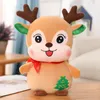 Ny Sika Deer Doll Plush Toy Stor kudde barn dag semestergåva fylld dekoration sömn följeslagare jul