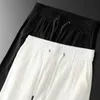 Wiosna letnia garnitur modowy Mens długi rękaw Highend garnitur koreański szczupły, przystojny twopierze Zestaw biały czarny blezer spodni 220705
