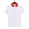 デザイナーTシャツ高品質の男性ポロシャツ刺繍プリントカジュアルショートスリーブTシャツラペルトップス衣類プラスサイズM-XXXL