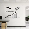 Stickers muraux décalcomanie travail d'équipe affaires graphiques bureau inspirer Art Mural cadeau Unique WL829WallWall