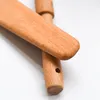 Household Wooden Oil Brushes Wood Handle BBQ Tools Grill Pastry Butter Honey Sauce Basting Bristle Round Flat Brush Baking by sea
