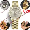 Kvinna Luxury Watch Ladies Nang Diamond Outer Ring Watches Coffee 26mm 2813 Automatic Steel Swimming Waterproof Arvurs