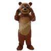 Halloween Ours Mascotte Personnage Costume dessin animé Peluche Animal Anime thème personnage Taille Adulte Noël Carnaval Festival Déguisement