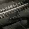 10A Hochwertige Luxus-Digner-große Cagole-Motorradtasche aus echtem Leder, Hobo-Handtasche für Damen, gesteppte Reißverschlusstasche, Umhängetasche mit schwarzem Griff und SNFC9P